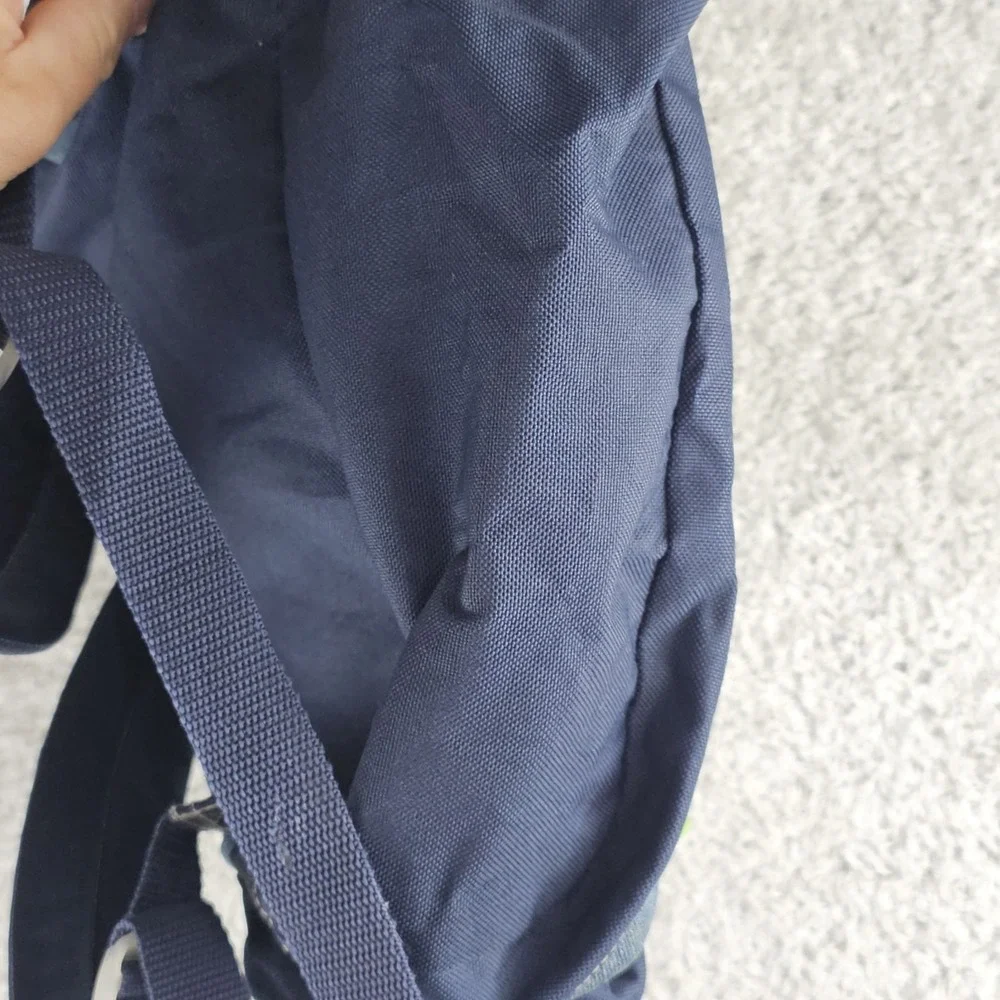 Vintage Winnie The Pooh Denim Embroidered Drawstring Buckle Backpack Satchel